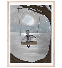 That's Mine Poster - 50x70 cm - Se balancer au clair de lune