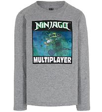 LEGO Ninjago Blouse - Gris av. Holographique Imprim