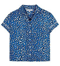 Tommy Hilfiger Bluse - Blauer Leopard