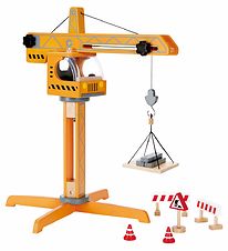 Hape Play Set - 10 Parts - Crane