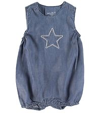 Hust and Claire Summer Romper - Mamie - Blue Denim