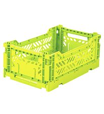 Aykasa Foldable Box - 27x17x11 cm - Mini - Acid Yellow