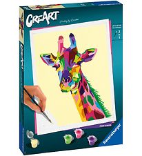 Ravensburger CreArt Málninga sett - Funky Giraffe