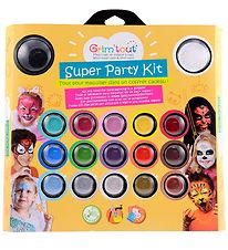 Grim Tout Kinderschminke - 17 Farben - Super Party Kit