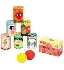 Vilac Tin Can Alley Game - 6 Cans