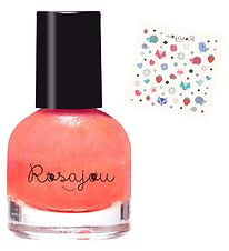 Rosajou Nail Polish. Nailstickers - Corail