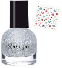 Rosajou Nagellack. Nagelstickers - Stjrna