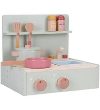 Little Dutch Toy Kitchen - Wood - 10 Parts - Mint