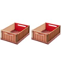 Liewood Frvaringsldor - 25x18x9,5 cm - Small - 2-Pack - Rapsbe