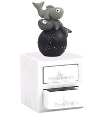 Kids by Friis Lock of hair/TeethSpoon w. Zodiac sign - 6 cm - Pi