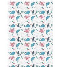 Mininor Changing Mat - Disposable - 6-Pack - White w. Animals
