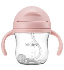 Mininor Cup w. Straws - Tritan - 220 mL - Pink