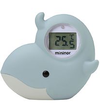 Mininor Bath Thermometer - Whale - Blue