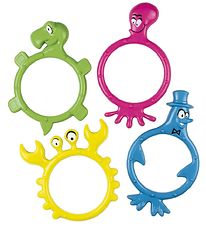 BECO Köfunarhringir - Köfun Monster - 4 Pakki - Marglitað