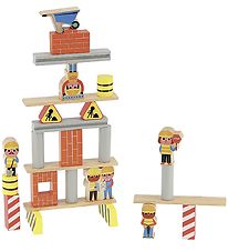 Vilac Balancing Game - Wood - 27 Parts - Construction Site