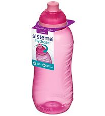 Sistema Drinkfles - Knijpen - 330 ml - Roze m. Roze