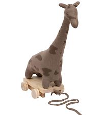 Smallstuff Pull Along Toy - Giraffe - Sandy/Mole
