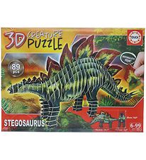 Educa 3D Puzzle Game - Stegosaurus - 89 Bricks