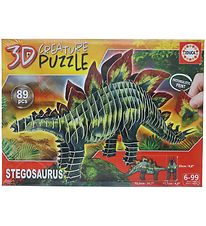 Educa 3D-Jigsaw Puzzle - Stegosaurus - 89 Bricks