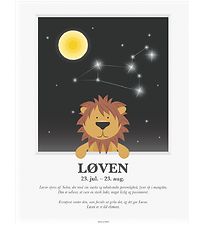 Kids by Friis Poster - Signe du zodiaque - Lion