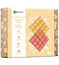 Connetix Magnetiska plattor - 2-Delar - Lemon & Peach