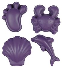 Scrunch Moules  Sable - 4 pces - Silicone - 6,5-10,5 cm - Dark