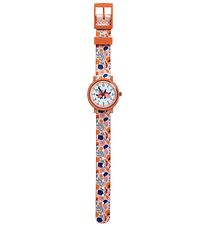 Djeco Armbandsur - Rosa m. Blommor