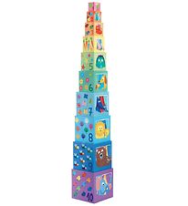 Djeco Blocs Empilables - 10 pces - Rainbow