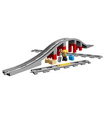LEGO DUPLO - Treinbrug en -rails 10872 - 26 Stenen