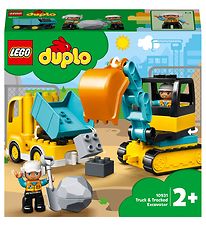 LEGO DUPLO - Truck & Graafmachine met rupsbanden 10931 - 20 Ste