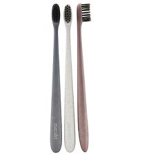 Meraki Toothbrush - 3-pack - Grey/White/Rose