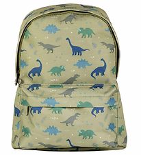 A Little Lovely Company Cartable de Maternelle - Dinosaur - Vert