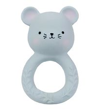 A Little Lovely Company Teether - Mouse - Grey