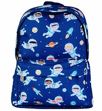 A Little Lovely Company Cartable de Maternelle - Astronaut - Ble