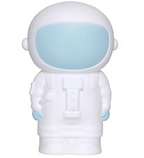 A Little Lovely Company Piggy Bank - Astronaut - White/Blue