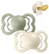 Bibs Couture Dummies - 2-pack - Size 1 - Natural rubber - Ivory/