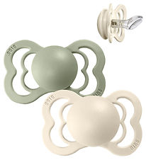 Bibs Couture Dummies - 2-pack - Size 1 - Silicone - Ivory/Sage