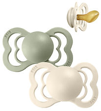 Bibs Couture Dummies - 2-pack - Size 2 - Natural rubber - Ivory/