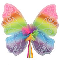 Den Goda Fen Kostm - Schmetterlingsflgel - Rainbow