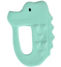 Tikiri Teether - Natural rubber - Crocodile - Green