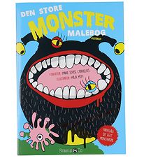 Straarup & Co Book - The Great Monster Colouring Book - Danish