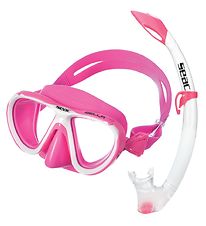 Seac Snorkeling Set - Bella - Pink/White