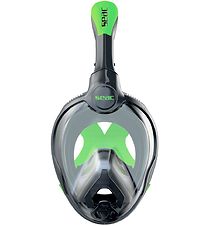 Seac Snorkel Mask - Unica Junior - Black/Lime