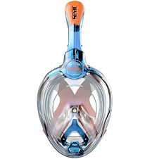 Seac Masque de Snorkeling - Unique Junior - Bleu/Orange