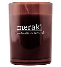 Meraki Bougie parfume - 220 g - Chteaux de Sable & Couchers de