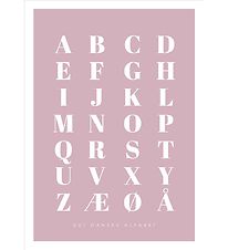 Citatplakat Poster - A3 - Alphabet Poster - Rose Clair