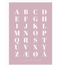 Citatplakat Poster - A3 - Alphabet Poster - Pink
