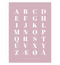 Citatplakat Poster - A3 - Alphabet Poster - Pink