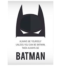 Citatplakat Affisch - A3 - Always Be Batman