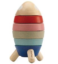 PlanToys Puulelu - Stack Rocket - 11 Osaa